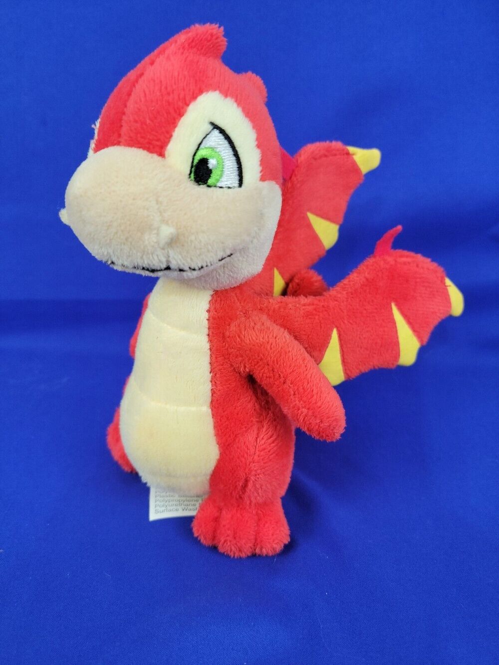 Neopets Red Scorchio Dragon Plush 6" Stuffed Animal Toy 2007 Jakks Pacific